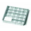 Kratka metalowa kwadratowa 60x60cm