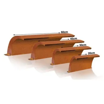 Kaskada Łuk ze stali Corten 60 cm