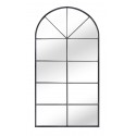 Metal Arch Glass Garden Mirror