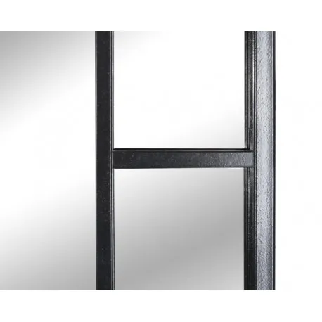 Metal Rectangular Glass Garden Mirror
