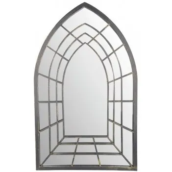 Dekoracyjne gotyckie szklane lustro ogrodowe