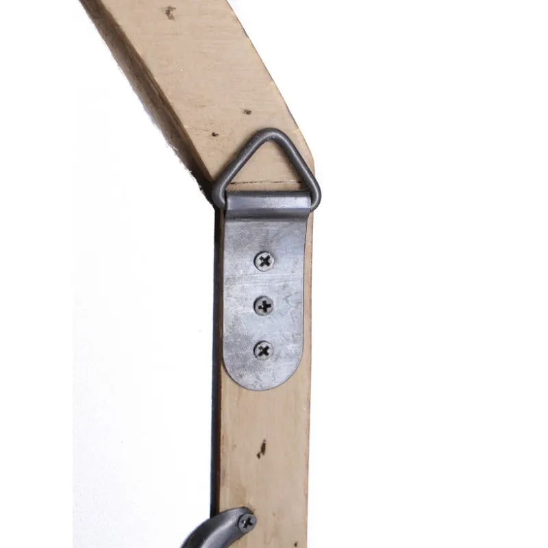 Wooden Gothic Illusion Glass Garden Mirror