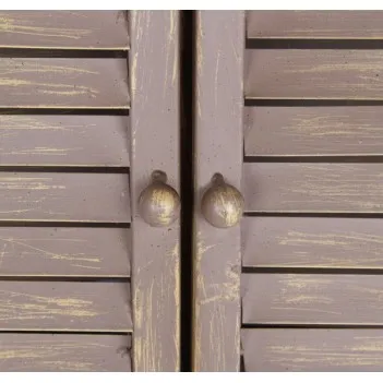 Country Shuttered Window Glass Garden Mirror