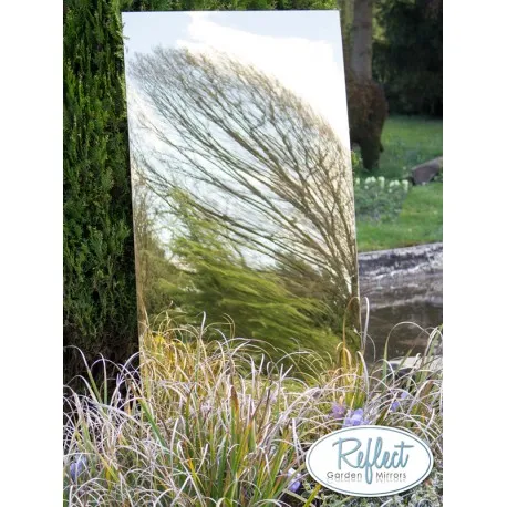 Large Gold Garden Mirror