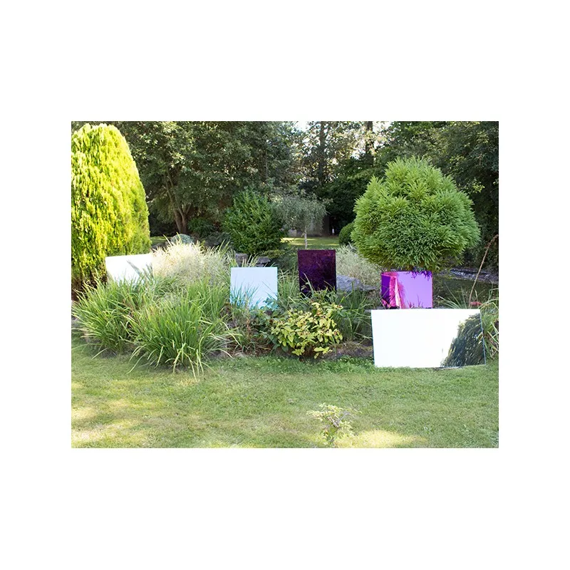 Extra Large Blue Garden Mirror