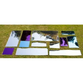 Extra Large Blue Garden Mirror