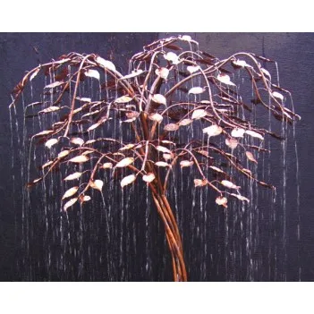 Bonsai Tree Copper Water Feature, height 105cm