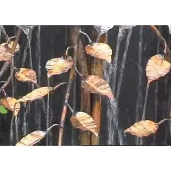 Fontanna ogrodowa, drzewo Brzoza z miedzi, wysokość 105 cm