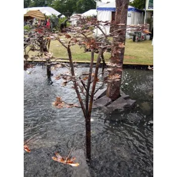 Minerwa Tree Copper Water Feature, height 115cm