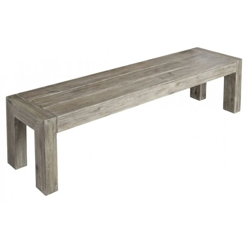 Šedá zahradní lavice Old...