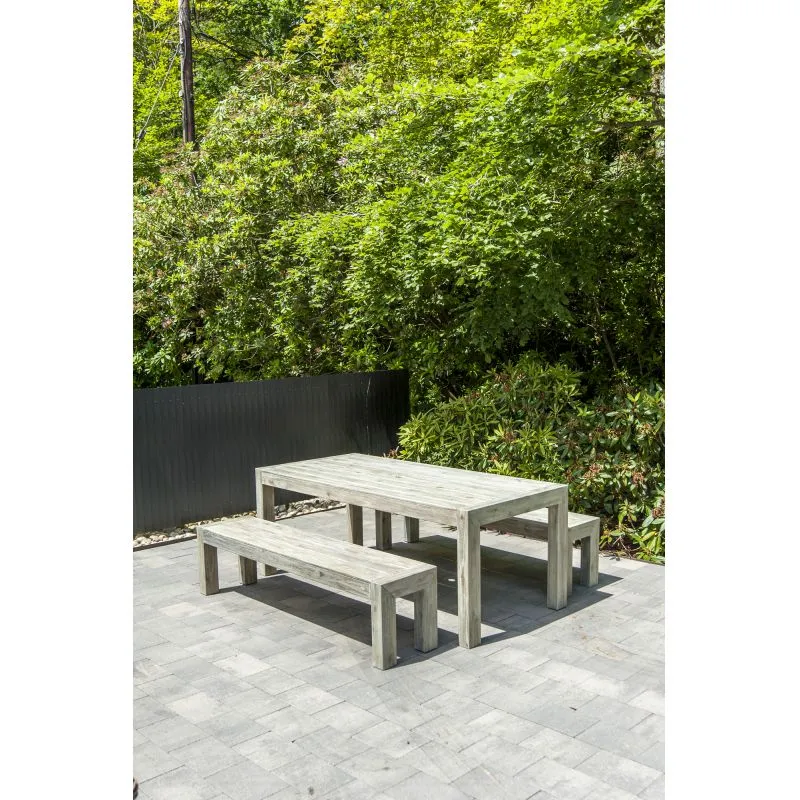 Šedý zahradní stůl Old...