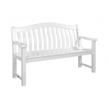Biała ławka New England...