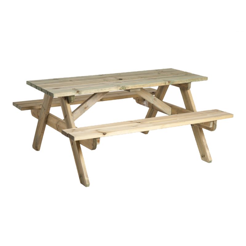 Pine Woburn Picnic Table 6ft