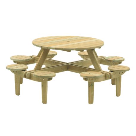 Borovicový dřevěný stůl, 8...