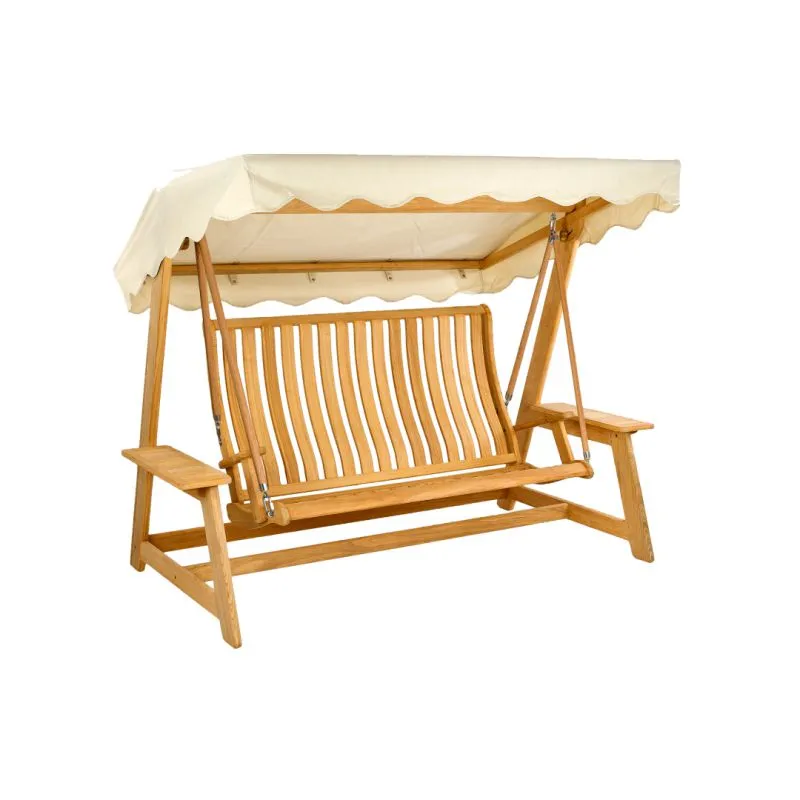 Roble Swing Seat (Green, Ecru)