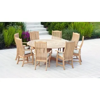 Roble Bengal Pedestal Table...