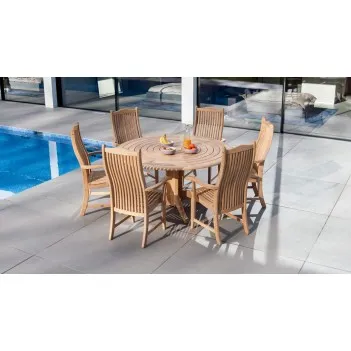 Roble Bengal Pedestal Table...