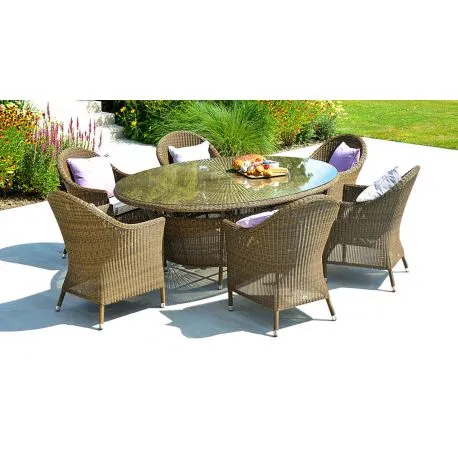 San Marino Oval Table. Glass