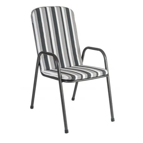 Coussin Charcoal Stripe