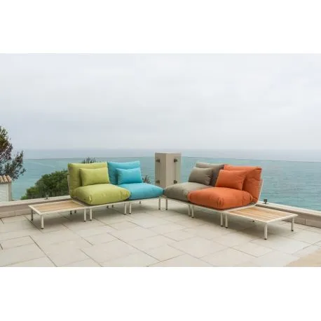 Beach Lounge Kissen Blau