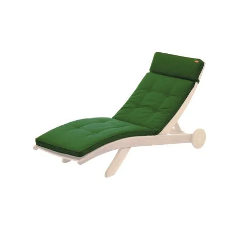 Leżak z polyestru z zieloną...