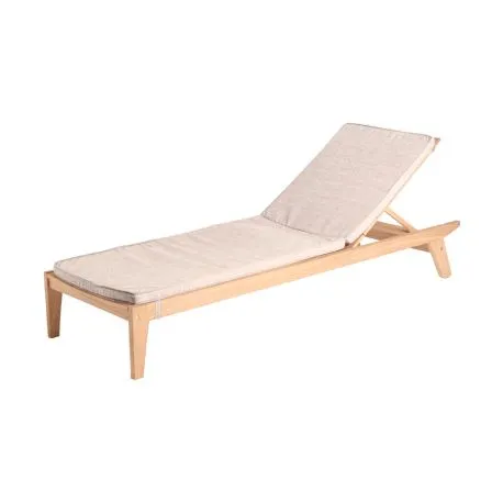 Béžový polštář na lehátko 154