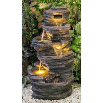 Fontanna”Kamienne rozlewisko”H 100 cm LED