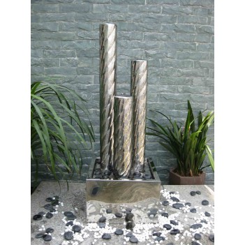 Fontanna,stal nierdz”Mińsk”LED,H 83 cm