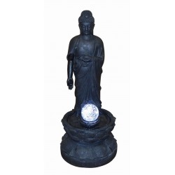 Fontanna,kaskada Stojący Budda LED,H 84 cm