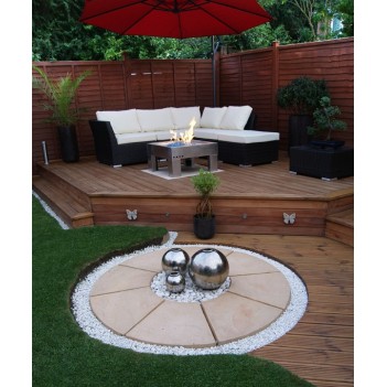 Fontanna kule ze stali nierdzewnej OGIEŃ i WODA!!!